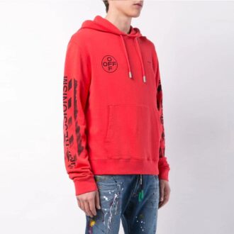 MENS SS19 Virgil Abloh Diag Stencil Red