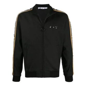 Mens Striped Sleeve Sport Jacket