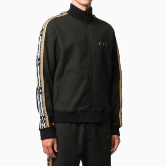 Mens Striped Sleeve Sport Jacket