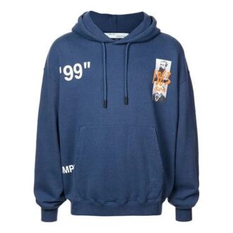 MENS Summer Over Popover Hoody Blue