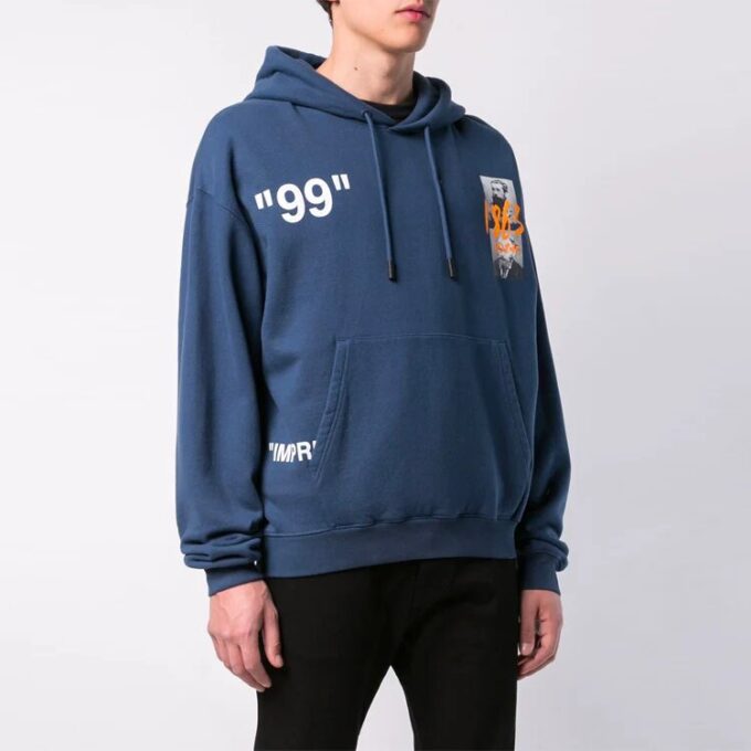 MENS Summer Over Popover Hoody Blue