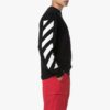 Mens Thermo Striped Logo Slim-fit Sweatshirt