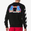Mens Thermo Striped Logo Slim-fit Sweatshirt