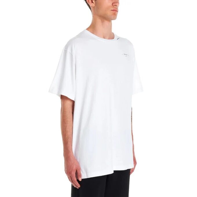 MENS Unfinished Logo Short Sleeve White