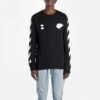 MENS Virgil Abloh Diag Hand Card Long Sleeve Tee Black