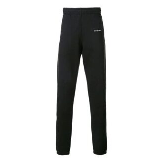 MENS Virgil Abloh Logo Sweatpants Black