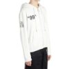 MENS Virgil Abloh Zipped Hoodie White