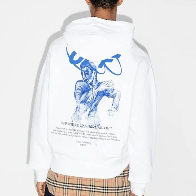 Mirko First Logo Hooded Sweater Men’ s White