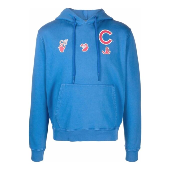 Mlb Chicago Cubs Cotton Jersey Hoodie “Blue”