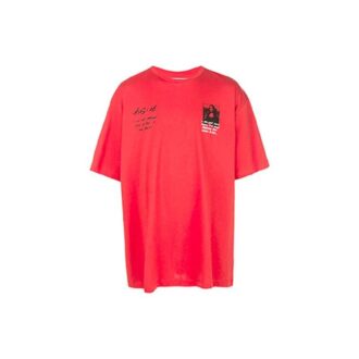 Mona Lisa Oversized T-Shirt “Red”