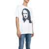 Mona Lisa Printing Large Short Sleeve White