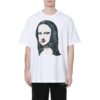 Mona Lisa Printing Large Short Sleeve White
