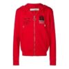 Mona Lisa Zip Up Hoodie “Red”