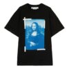 Monalisa Over Short-Sleeve Tee “Black”