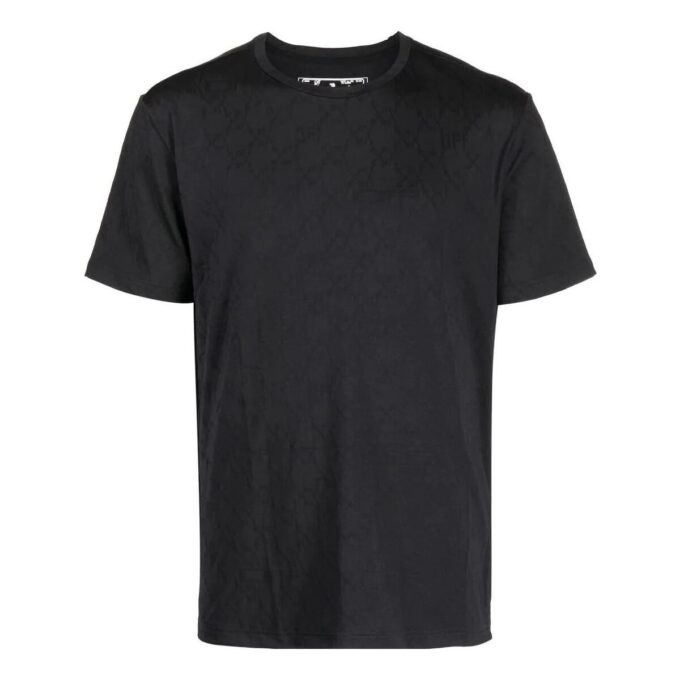 Monogram-Print Crew-Neck Tee