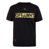 Cotton Printing Short Sleeve Black
