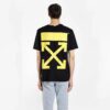 Cotton Printing Short Sleeve Black