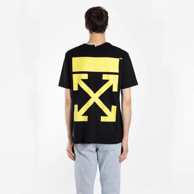 Cotton Printing Short Sleeve Black