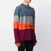 Multi-color Stripe Sweater Men Multi-color