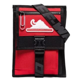 Multi-pocket Shoulder bag Men Black/Red