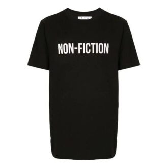Non-Fiction Alphabet Printing Black
