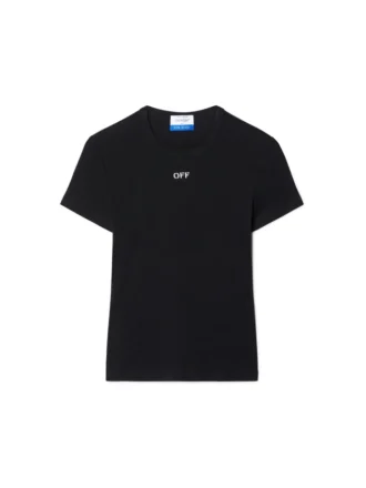 OFF STAMP RIB BASIC TEE