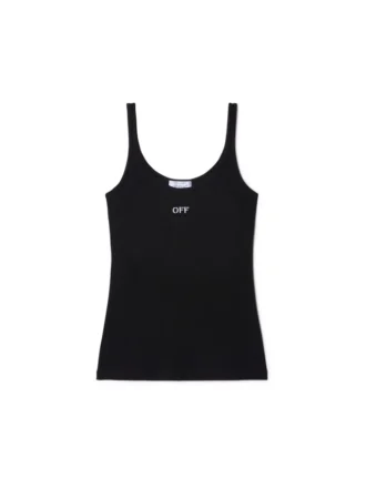 OFF STAMP RIB TANK TOP