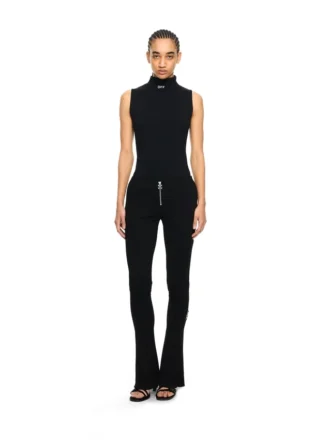 Off Stamp Ribbed Bodysuit