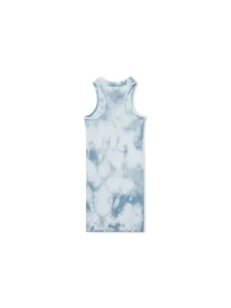Off Stamp Tie-Dye Ribbed Dress