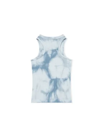 Off Stamp Tie Dye Ribbed Top