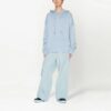 Off White 3d Diag Knit Hoodie “Pale Blue”