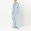Off White 3d Diag Knit Hoodie “Pale Blue”