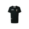 Off-White Men’ s 1/4 Back Printing Short Sleeve Black T-Shirt