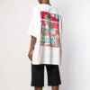Off-White Men’ s 2/5 Back Printing Short Sleeve White T-Shirt