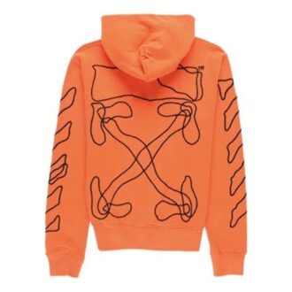 Off-White Men’ s Abstract Arrows Slim Arrow Washed Distress Geometry Embroidered Orange Off-White Men’ s Abstract Arrows Slim Arrow Washed Distress Geometry Embroidered Orange