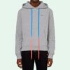Off-White Men’ s Acrylic Arrows Slim Multi-Color Arrow Printing Gray