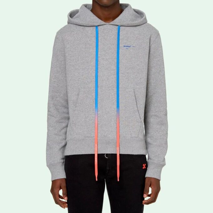Off-White Men’ s Acrylic Arrows Slim Multi-Color Arrow Printing Gray