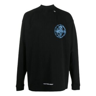 Off-White Men’ s Alphabet 3D Pattern Printing Long Sleeves Black T-Shirt Off-White Men’ s Alphabet 3D Pattern Printing Long Sleeves Black T-Shirt