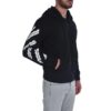 Off-White Men’ s Alphabet Arrow Zipper Black
