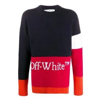 Off-White Men’ s Alphabet logo Knit Off-White Men’ s Alphabet logo Knit