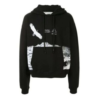 Off-White Men’ s Animal Pattern Printing Loose Fit Black Off-White Men’ s Animal Pattern Printing Loose Fit Black