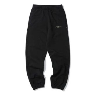 Off-White Men’ s Arrow Pattern Bundle Feet Sports Pants/Trousers/Joggers Black