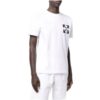 Off-White Men’ s Arrow Pattern Cotton Short Sleeve White T-Shirt