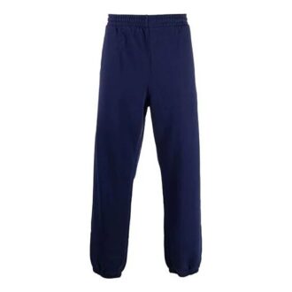 Off-White Men’ s Arrow Pattern Solid Color Sports Pants/Trousers/Joggers Loose Fit Navy Blue Off-White Men’ s Arrow Pattern Solid Color Sports Pants/Trousers/Joggers Loose Fit Navy Blue