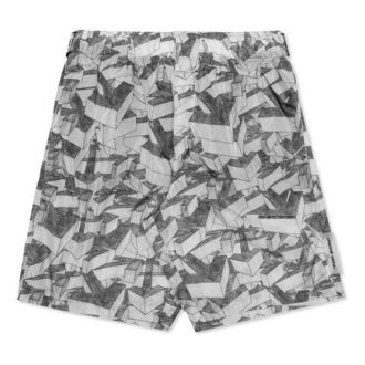 Off-White Men’ s Arrow Pattern Swim Shorts Gray Off-White Men’ s Arrow Pattern Swim Shorts Gray