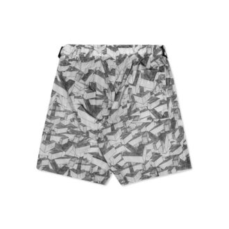 Off-White Men’ s Arrow Pattern Swim Shorts Gray Off-White Men’ s Arrow Pattern Swim Shorts Gray