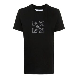Off-White Men’ s Arrow Printing Black T-Shirt Off-White Men’ s Arrow Printing Black T-Shirt