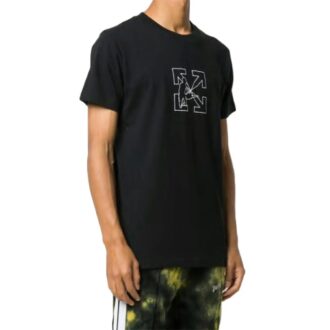 Off-White Men’ s Arrow Printing Black T-Shirt Off-White Men’ s Arrow Printing Black T-Shirt