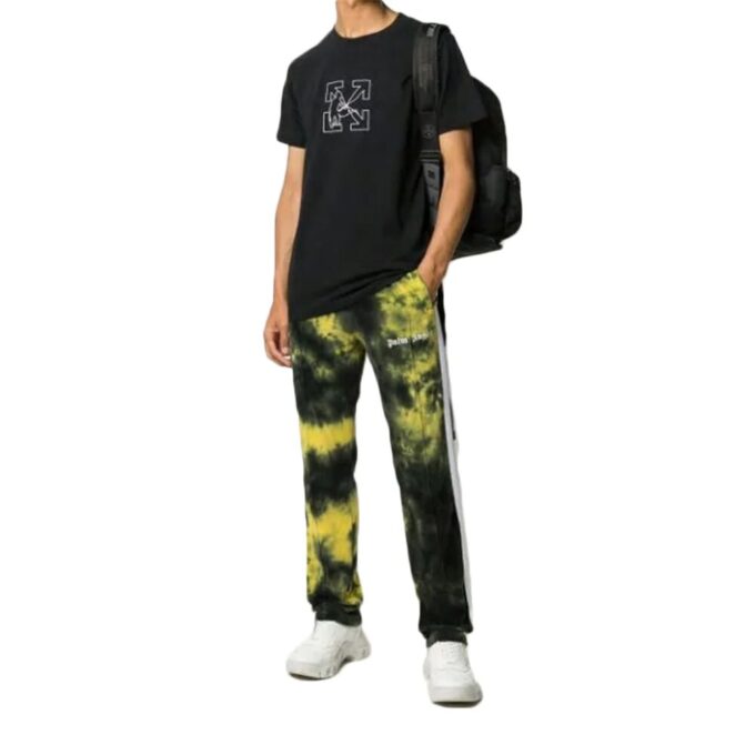 Off-White Men’ s Arrow Printing Black T-Shirt