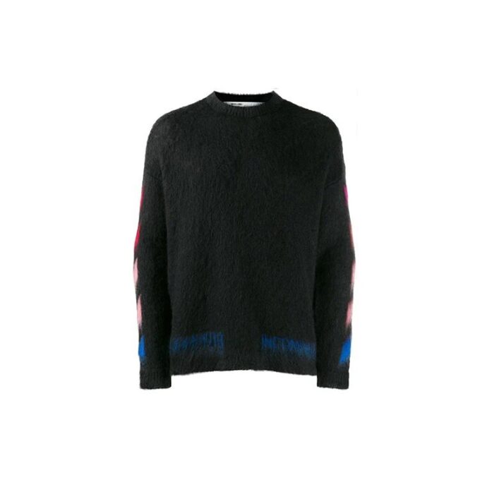 Off-White Men’ s Back Arrow Loose Fit Black